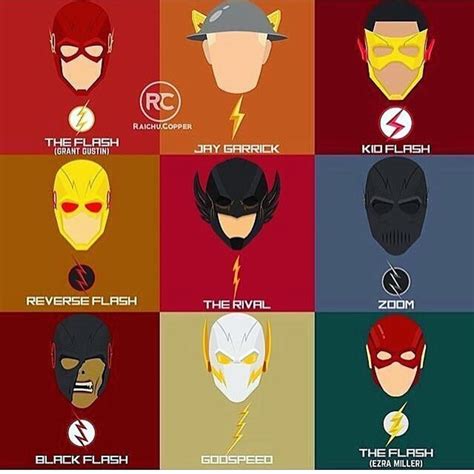 characters in the flash